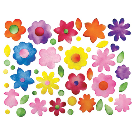Blots Of Flowers