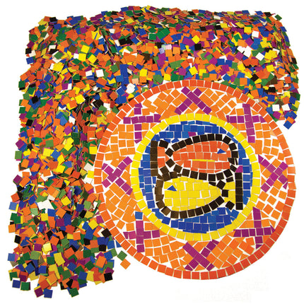 Double Color Mosaic Squares