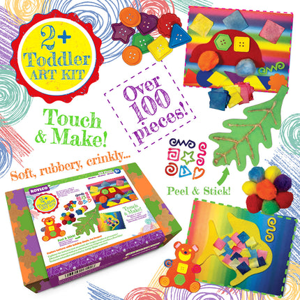 Toddler Art Kit, 129 Pieces