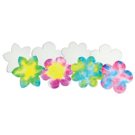 Color Diffusing Paper Flowers