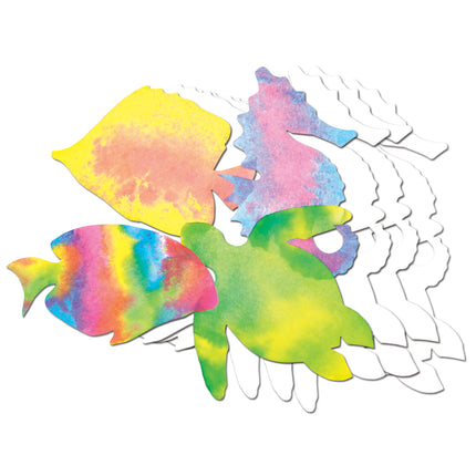 Color Diffusing Paper Sealife