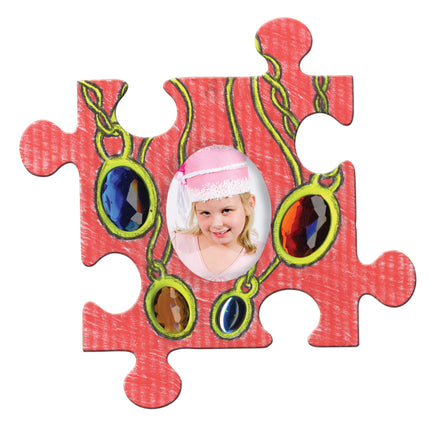 Picture Frame Puzzle Pieces, Pack of 24