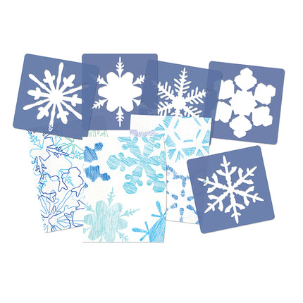 Super Snowflake Stencils 12/pkg