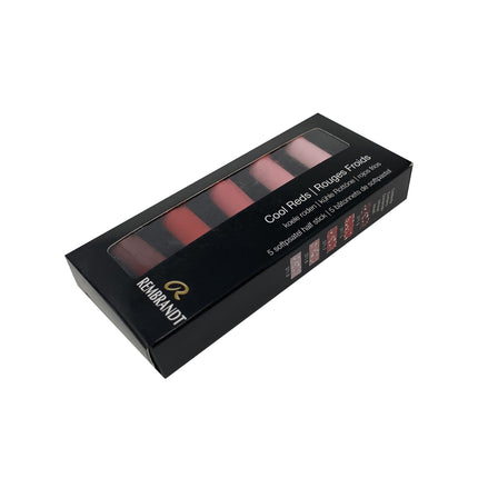 Soft Pastel Set Cool Reds 5ct Rembrandt