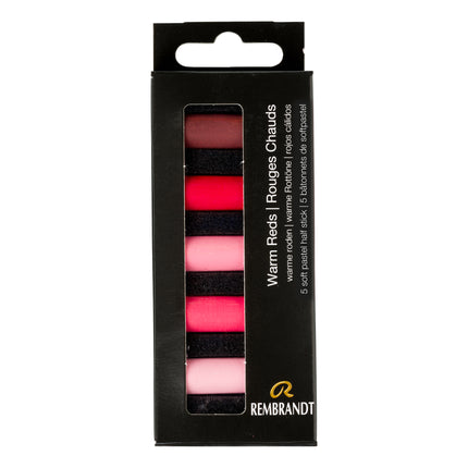 Soft Pastel Set Warm Reds 5ct Rembrandt