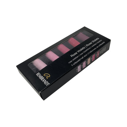 Soft Pastel Set Rose Violets 5ct Rembrandt