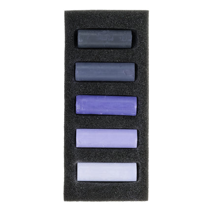 Soft Pastel Set Deep Violets 5ct Rembrandt