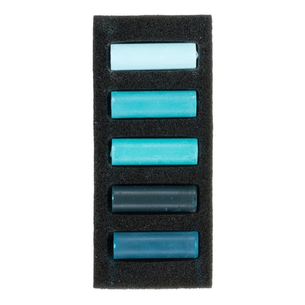 Soft Pastel Set Cool Greens 5ct Rembrandt