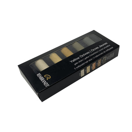 Soft Pastel Set Yellow Ochres 5ct Rembrandt
