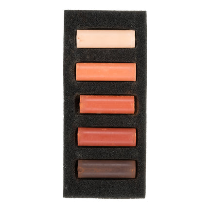 Soft Pastel Set Burnt Sienna 5ct Rembrandt