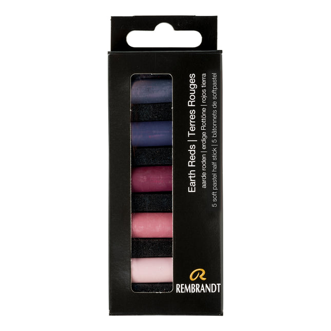 Soft Pastel Set Earth Reds 5ct Rembrandt