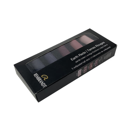 Soft Pastel Set Earth Reds 5ct Rembrandt