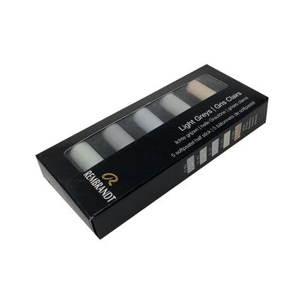 Soft Pastel Set Light Greys 5ct Rembrandt