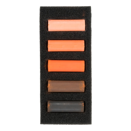 Soft Pastel Set Rich Oranges 5ct Rembrandt