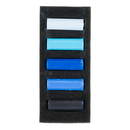 Soft Pastel Set Deep Blues 5ct Rembrandt