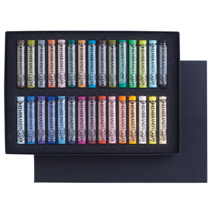 Soft Pastel Cardboard Box Set, Landscape Selection, 30 Full Sticks