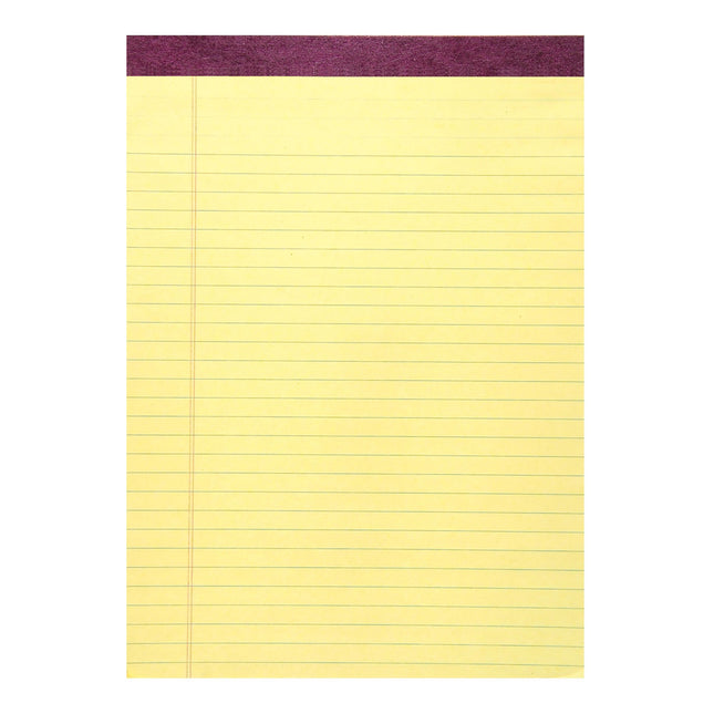 Legal Pad, Standard, Canary, Pack of 12