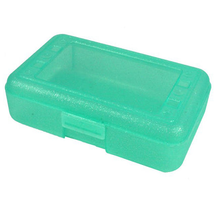 Pencil Box, Lime Sparkle