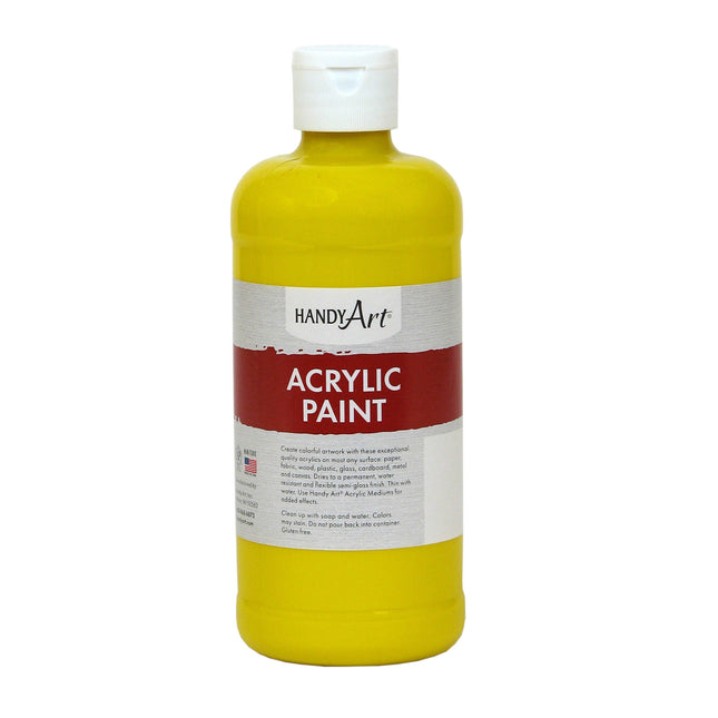 Acrylic Paint, 16oz, Chrome Yellow