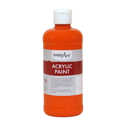 Acrylic Paint, 16oz, Chrome Orange