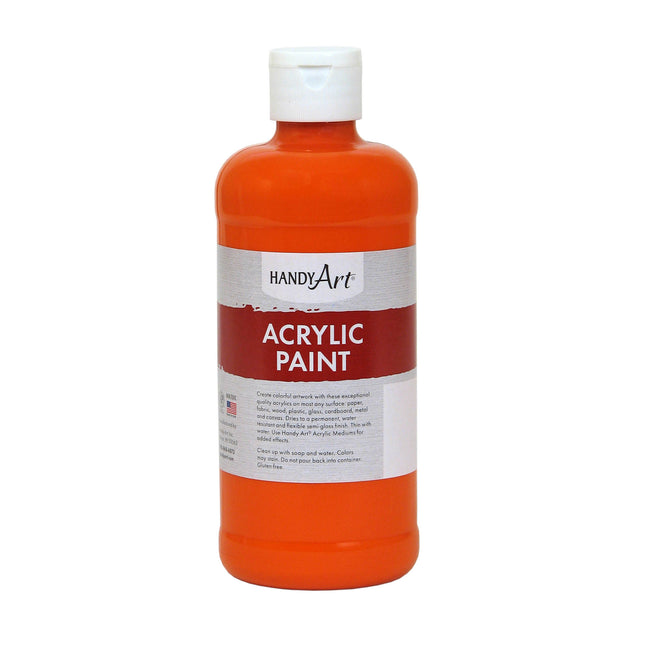 Acrylic Paint, 16oz, Chrome Orange