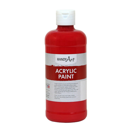 Acrylic Paint, 16oz, Brite Red