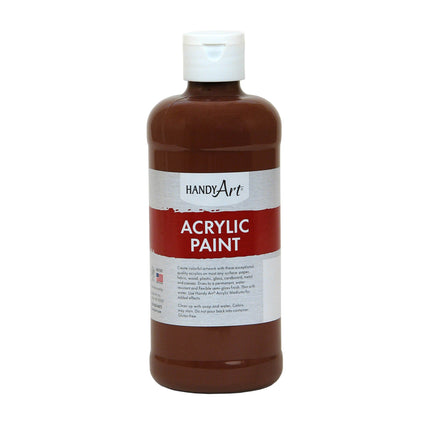 Acrylic Paint, 16oz, Burnt Sienna