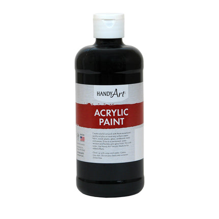 Acrylic Paint, 16oz, Mars Black