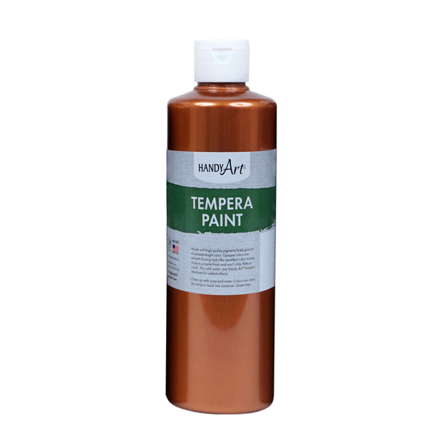 Tempera Paint, Copper, 16 oz, Metallic