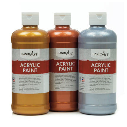 Acrylic Paint, 16oz, Metallic