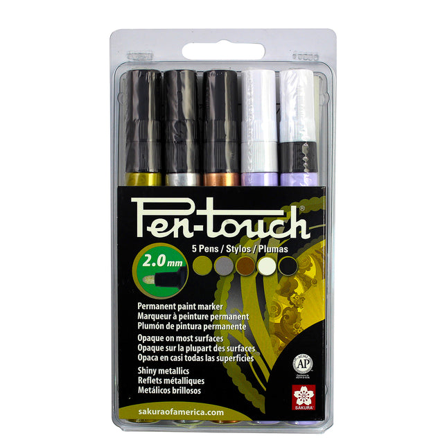 Pen-Touch Markers, Clamshell Pack