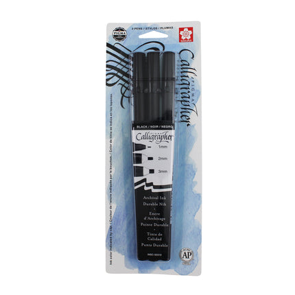 Pigma Calligrapher Pen 3ct Black