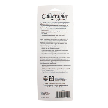 Pigma Calligrapher Pen 3ct Black