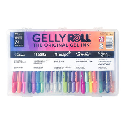 Gel Pens in Reusable Case
