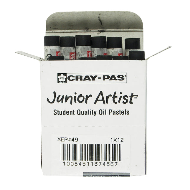 Junior Oil Pastel Artist, Black, 12ct