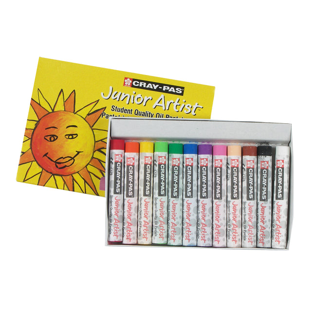 Junior Artist Oil Pastel, 12 Colors