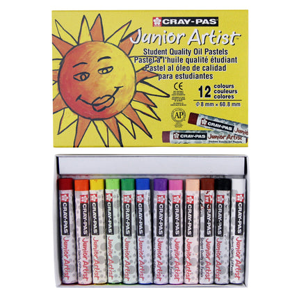 Junior Artist Oil Pastel, 12 Colors