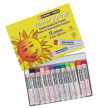 Junior Artist Oil Pastel, 12 Colors
