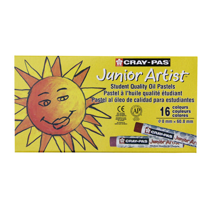 Junior Artist Oil Pastel, 16 Colors
