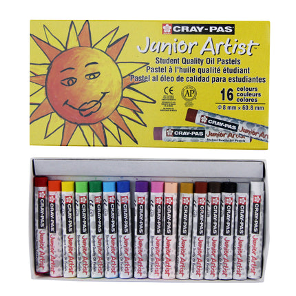 Junior Artist Oil Pastel, 16 Colors