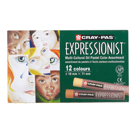 Oil Pastel Chalk 12 Colors Cultural Expressionist