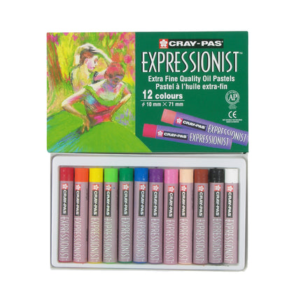 Oil Pastel Chalk 12 Colors Expressionist