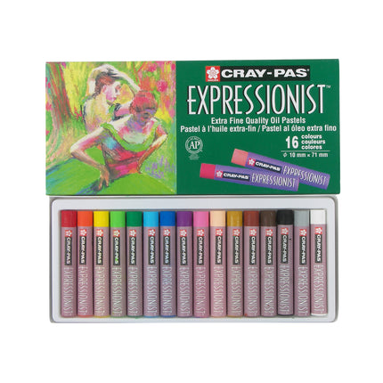 Oil Pastel Chalk 16 Colors Expressionist