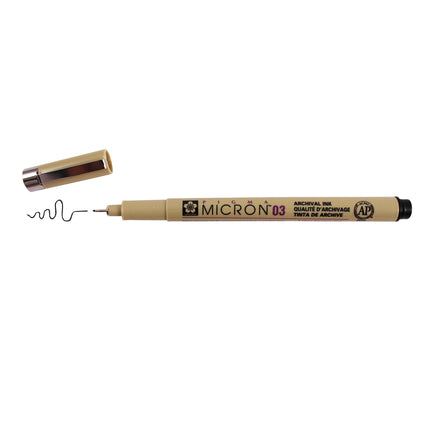 Micron 03 Pen 0.35mm Black