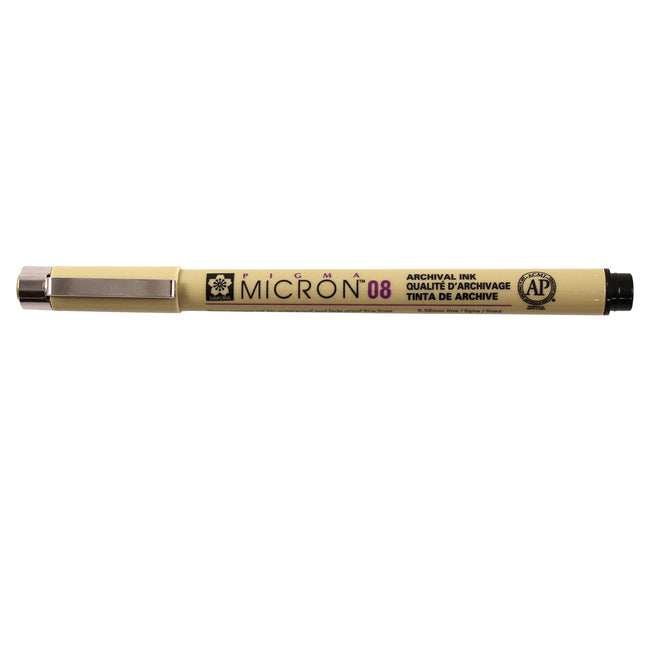 Micron 08 Pen 0.50mm Black