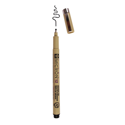 Micron 12 Pen 0.70mm Black