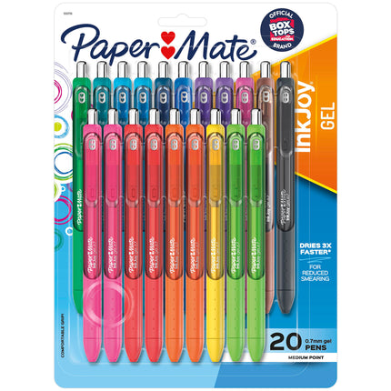 InkJoy Gel Pens, Medium Point (0.7mm), Assorted, 20 Count