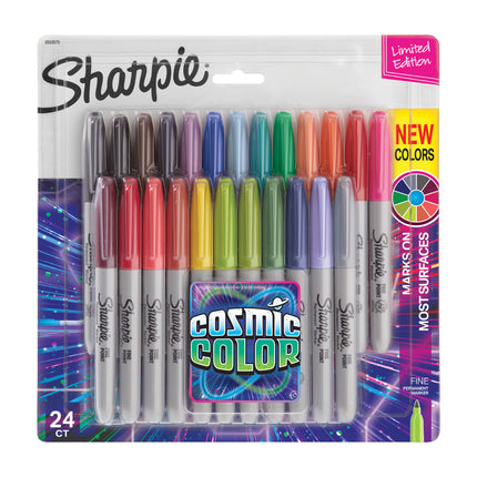 24ct Cosmic Fine Permanent Markers Sharpie