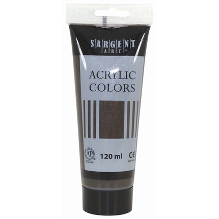 Acrylic Paint Tube, 120 ml, Raw Umber