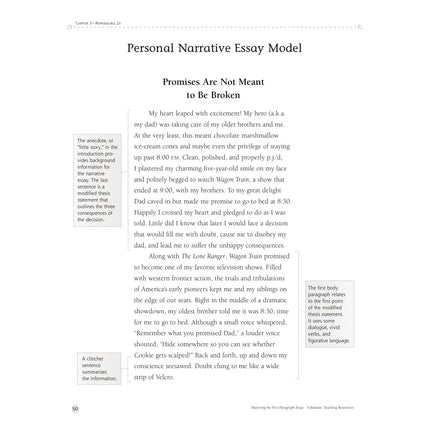 Mastering The 5-paragraph Essay
